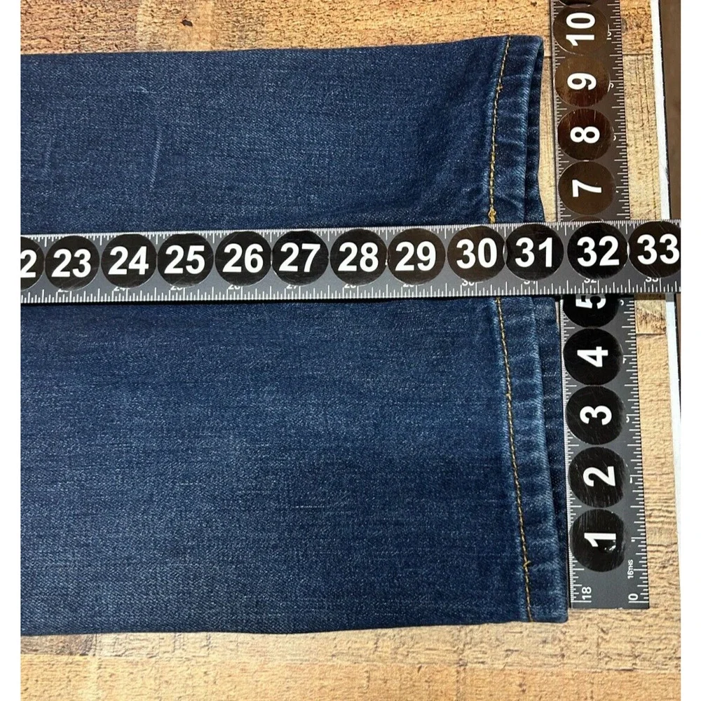 Levis 569 Jeans Mens 44X32 Blue Measures‎ 44X31 Dark Wash Straight Leg